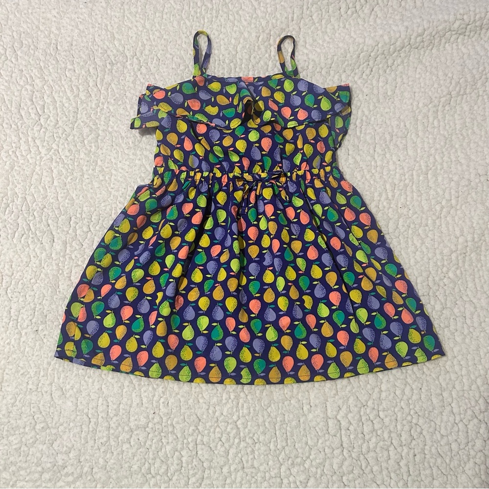 Colorful Pear Print Dress - Picture 2 of 10